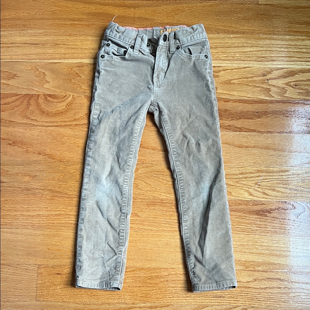 Kids Corduroy Pants in Light Brown